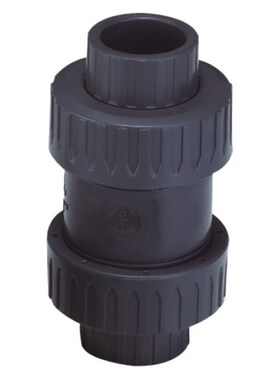 锚牌灰色双活接止回阀 双活接半球型止回阀UPVC 20mm4分(订货)