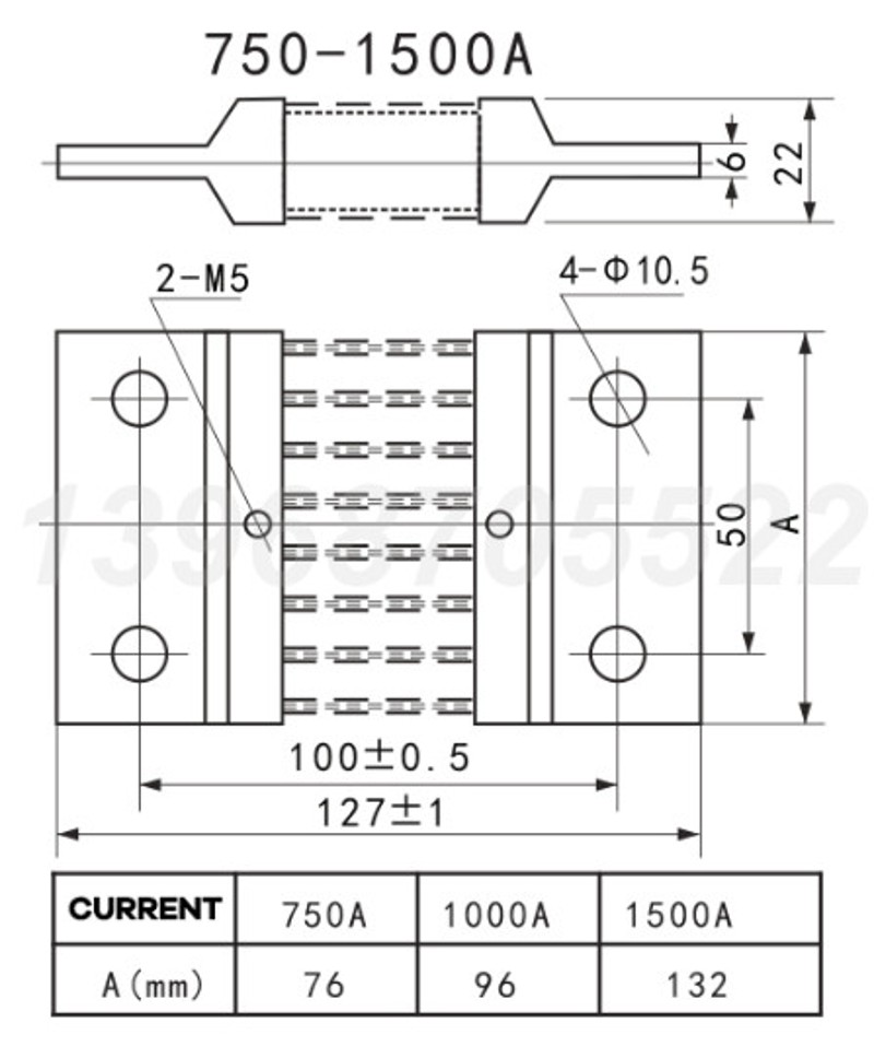 直流外附分流器0.5级FL-2 750A75MV 800A75MV 国标A级猛铜 镀铜