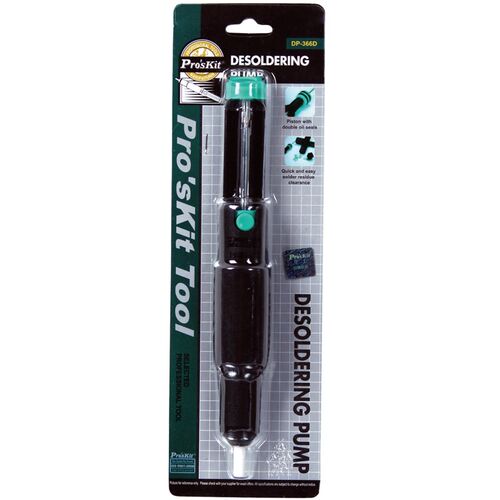 台湾宝工品牌  双环吸锡器防滑手柄吸锡枪吸锡泵焊接工具DP-366D