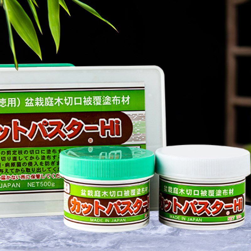 日本进口盆景松柏杂木专用盆栽切口伤口愈合泥愈合膏愈合剂填窟窿