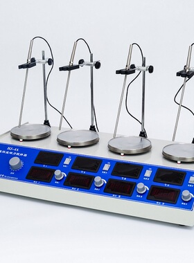 江苏金怡HJ-2A HJ-4A 6A恒温磁力搅拌器 机(温度转速双显示)