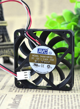 AVC 12V0.40A DA06010B12U 6010 超薄 主板cpu 6cm4线pwm调速风扇