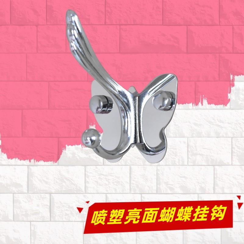 锌合金衣钩 衣帽钩 单个挂钩挂衣钩 高低钩壁挂钩衣服挂钩 单钩