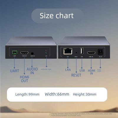 H265视频编码器 hdmi转onvif rtsp转rtmp 电脑录屏推流 转存nvr