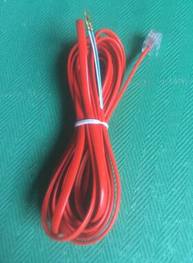 2芯成品Y叉电话线0.5m1m5m10m15m20m50米带单水晶头Y头电话连接线