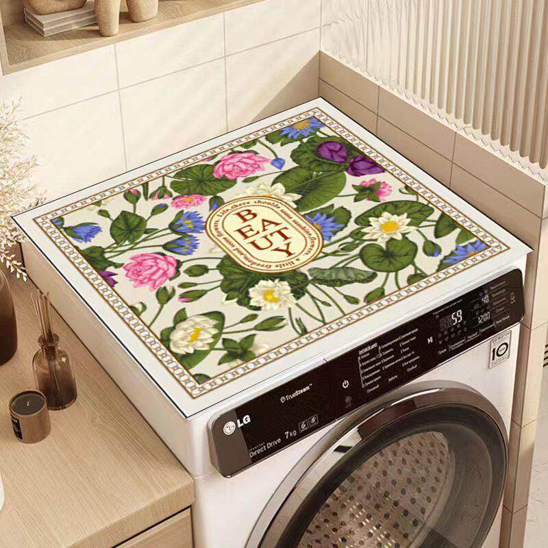 滚筒洗衣机盖布防水防晒罩冰箱防尘垫微波炉床头柜桌垫子美式轻奢,居家布艺,洗衣机罩,淘宝优惠券,粉丝福利购,淘宝优惠卷