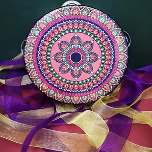 广西三月三铜鼓成品舞蹈老师专用鼓手上道具小月龄手拍鼓类乐器