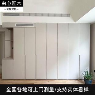 整体橱柜门定制法式奶油风衣柜门鞋柜门实木柜门水性烤漆高端全屋