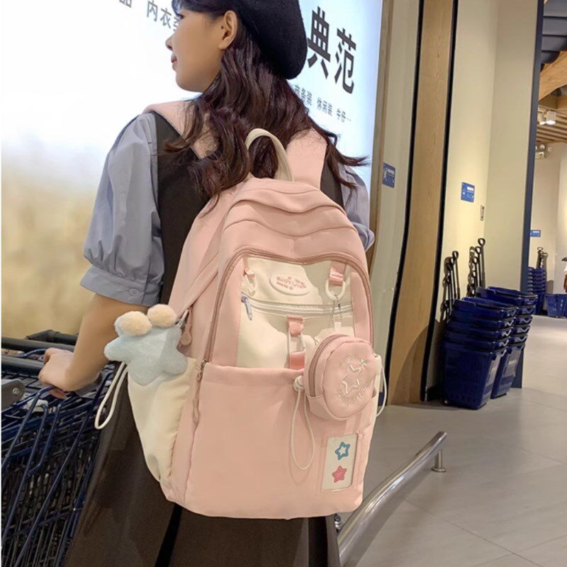 中学生初中生可爱小学生女书包三到六年级小清新背包女双肩包2025