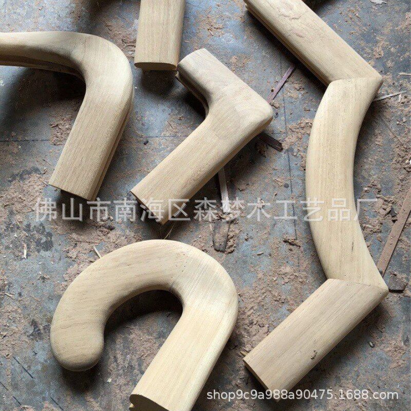 实木楼梯扶手弯头U型弯头旋转弯头上下弧度弯平弯U头左右起步弯头