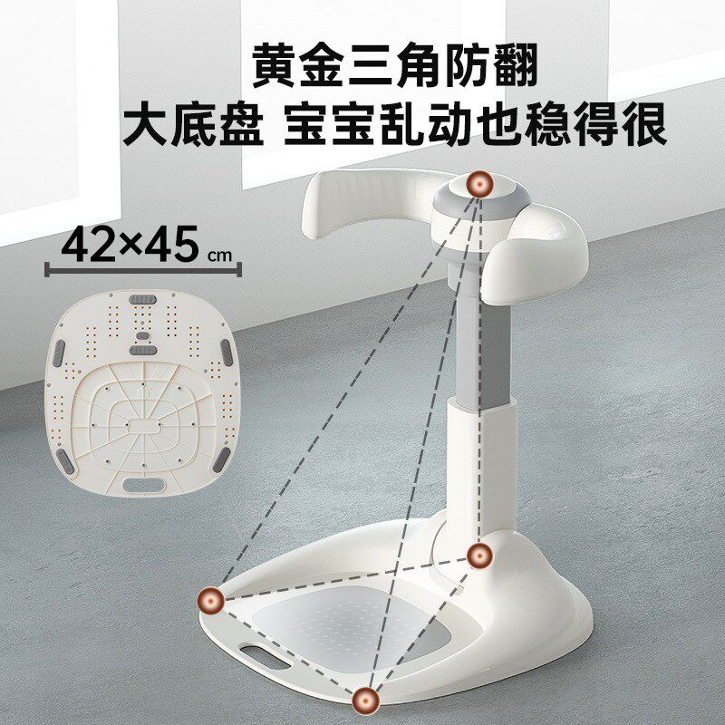 宝宝站立洗澡神j器婴幼儿童洗浴澡盆洗屁股屁屁神器浴盆架起批