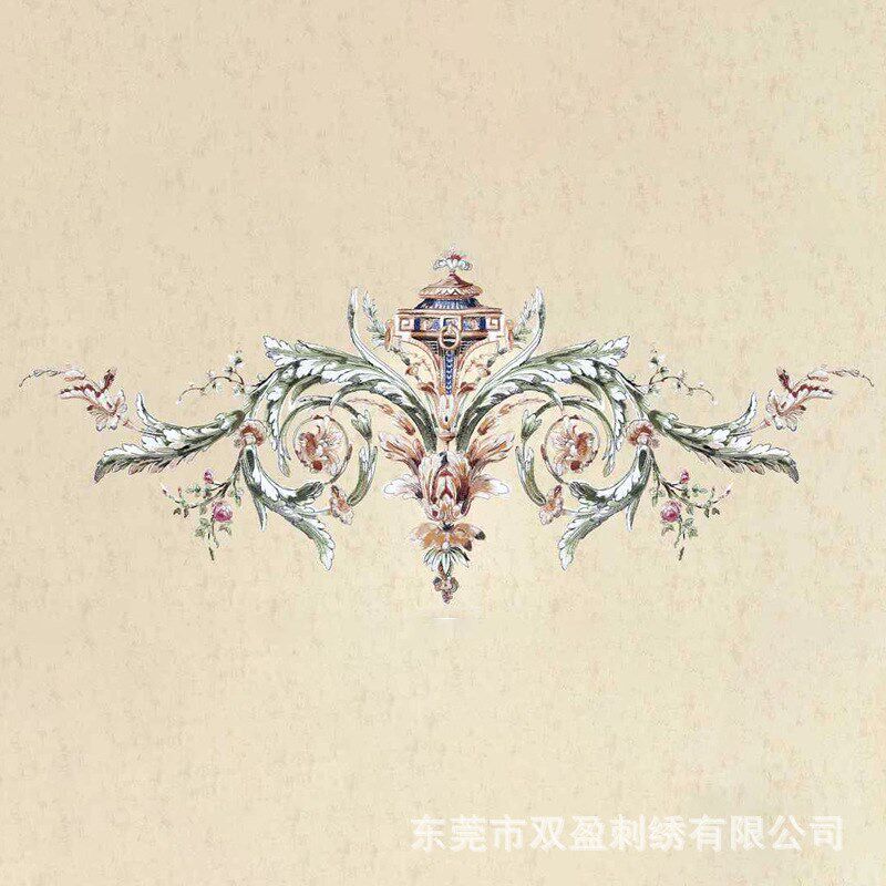 定制刺绣背景h硬包壁画定制卧室客厅酒店影视电视墙现代简约墙布