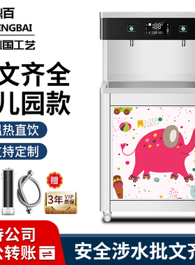 直饮水机商用幼儿园m学校托管所开水器饮水机RO反渗透不锈钢开水