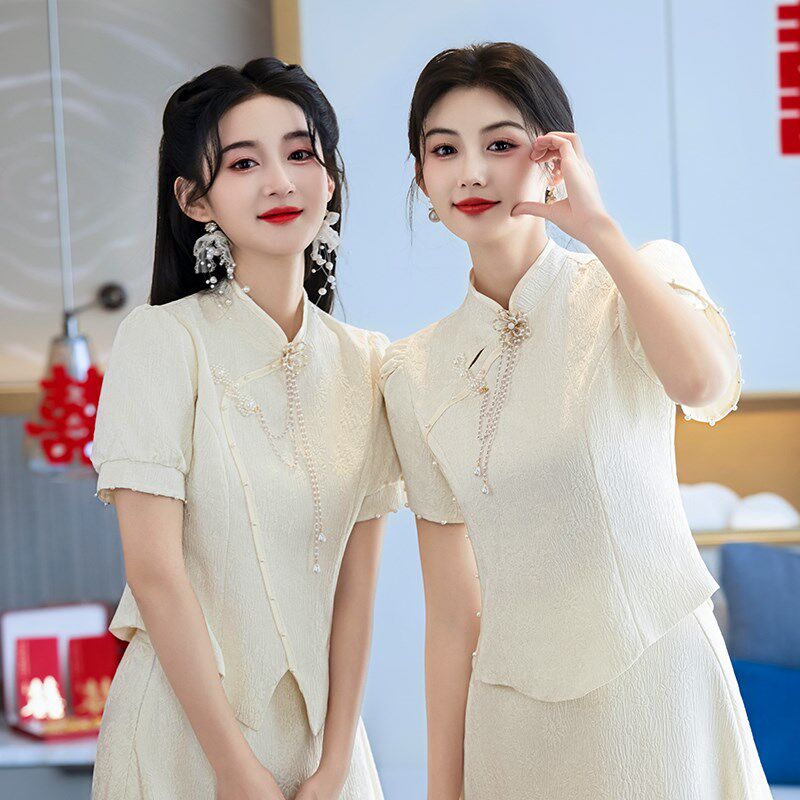 伴娘服女2025新款平时可穿绝美姐妹团礼服小众高级感香槟色伴娘裙