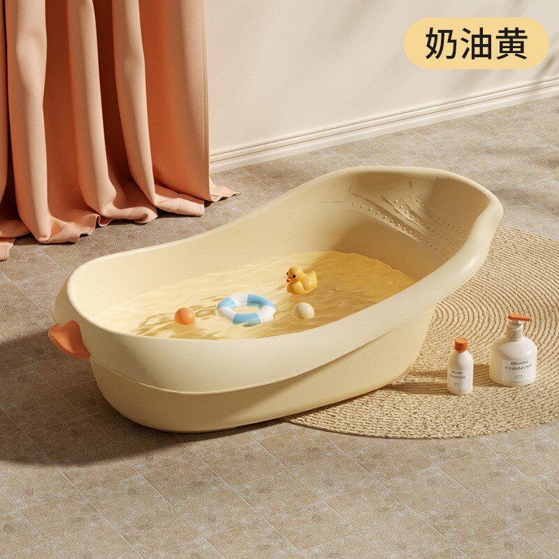 婴儿洗澡盆宝g宝浴盆儿童大号新生儿0一3岁婴幼儿可坐躺洗澡桶小