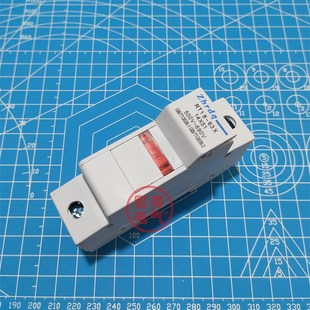 4P熔断器底座带灯32A导轨RT28N 63X保险丝1P 正浩正熔RT18