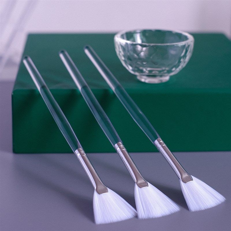 刷果酸工具扇形原液焕肤精华刷软膜刷塑料柄面膜刷皮肤管理专用