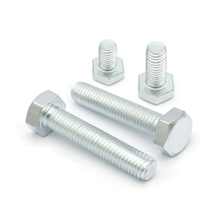 镀锌外六角螺丝m4外六角螺钉m5六角螺丝m6螺栓杆m8 外六角螺栓m10