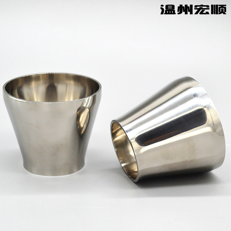 304不锈钢卫生级大小头同心异径直通管 焊接变径接头抛光亮面薄壁