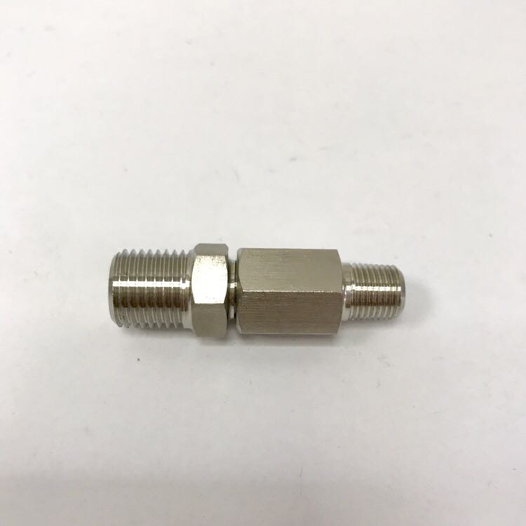 G1/4-NPT1/8 不锈钢双外丝接头 异径对丝 组合式 材质304不锈钢