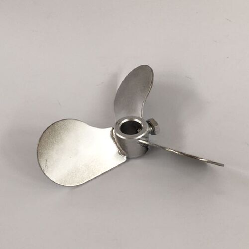 不锈钢桨叶 立式加药搅拌机螺旋叶片 三叶式搅拌轴混合搅拌叶桨片