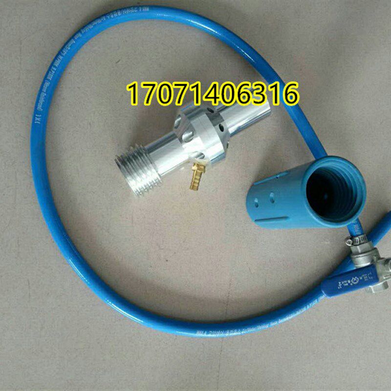 喷砂机配件水沙枪 喷砂枪 头 打沙机喷枪头碳化硼喷砂嘴双进风