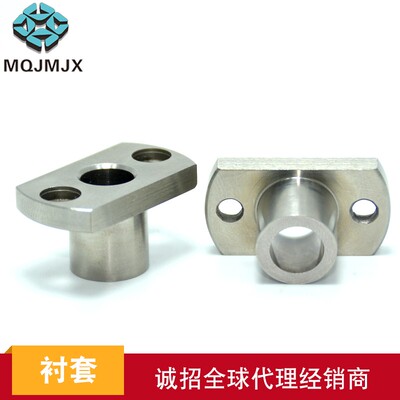 JBN JBNF两面切割定位销用衬套轴固定器导套H型法兰衬套轴承钢套