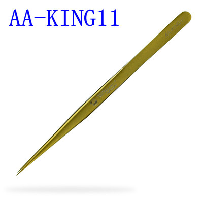 包邮维修佬金色AA-KANG11特尖镊子 不锈钢无磁镊子特长高韧性镊子