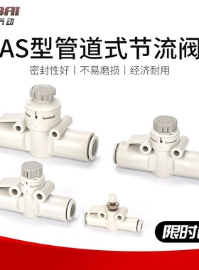 气动速度控制阀调气阀调压调节阀AS2002F3002F2502F1002F节流开关