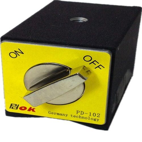 德国PDOK磁性底座PD-102吸力100kgf强力磁铁石线切割用磁铁磁吸铁