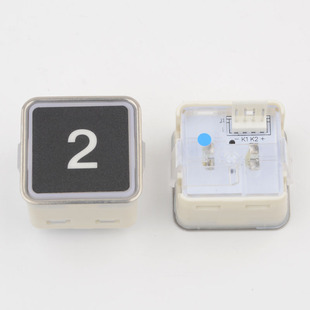 拉把电梯按钮PB-12方形按键红光适用奥的斯江南嘉捷西继迅达配件