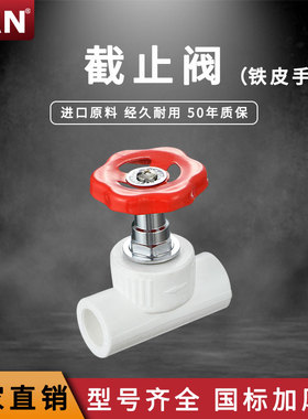 ppr水管配件升降式截止阀4分20闸阀6分25ppr阀门1寸 32止水开关