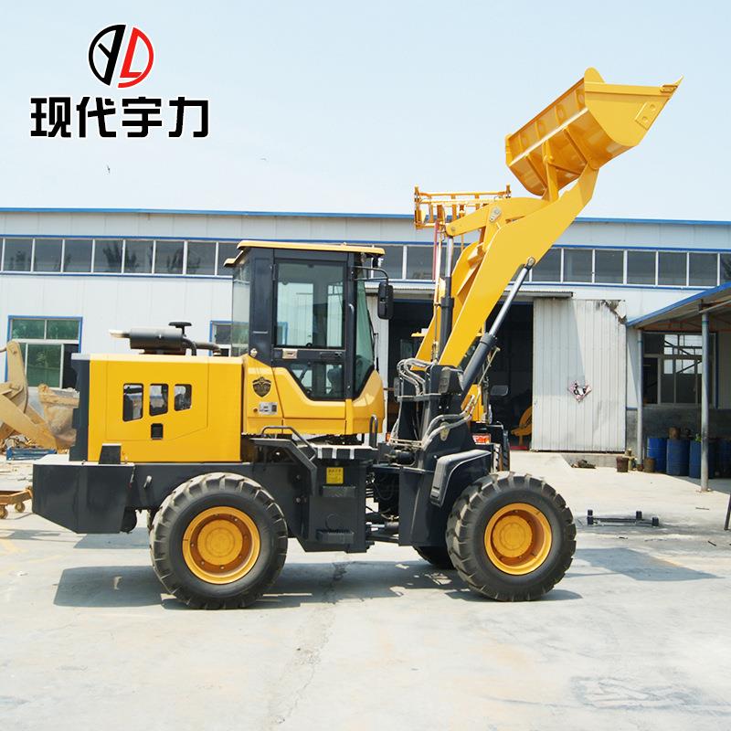 96小型装载机道路清理四轮车实用新型粮食收割捡拾农用铲车