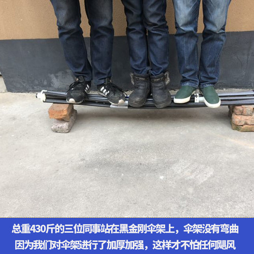 大号户外遮阳伞摆摊伞太阳伞庭院伞大型雨伞四方W伞沙滩伞3米