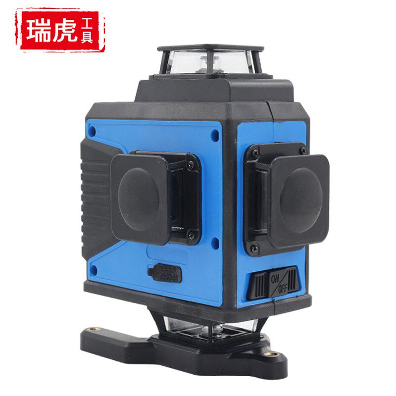 高精度激光水平仪16线 自动打线蓝光室外投线仪墙地一体机4D强光