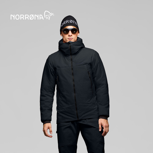 NORRONA more Thermo60Aero200 男子 户外可拆卸袖子防风保暖棉服