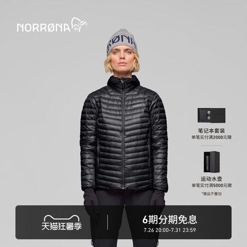 NORRONA trollveggen Down800 女子 巨魔墙 轻量 排骨夹克羽绒服