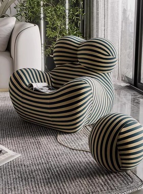 网红妈妈的怀抱沙发椅客厅落地y摆件小马座椅子卧室休闲椅乔迁礼