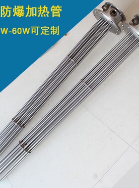 防爆型电加热管  380V20-80KW不锈钢电热管DN125法兰 非标定做