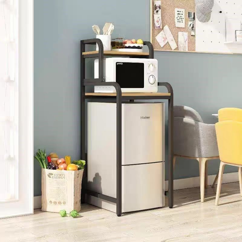 冰箱置物架落地上方小型迷你墙上厨房收纳架家用洗衣机多层小架子