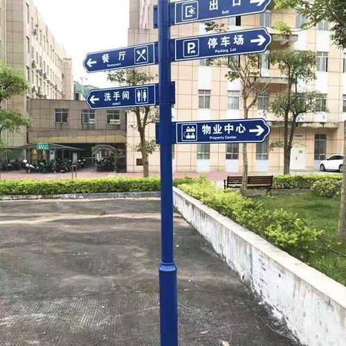 户外导向牌指示牌景区指路牌y分流指引牌公园小区广告宣传栏定制