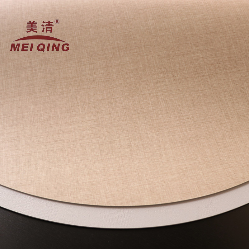 台布圆桌桌布纯蓝色办公书桌桌布圆形Gpvc桌垫防水防油免洗防烫厚