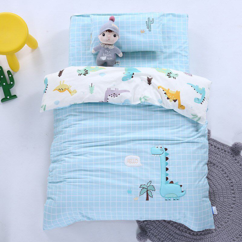 幼儿园被子三件j套被套宝宝入园午睡床品六七件套儿童全棉被褥