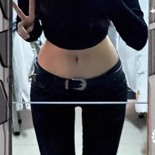 秋冬黑色超级低腰紧身铅笔加绒加厚牛仔裤女修身高弹力小脚靴裤子