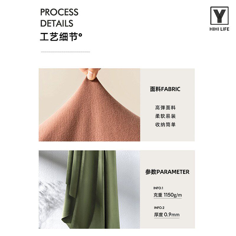 【语家出品】定制埃n及绒奶油风飘窗台坐垫套改造主卧垫子榻榻米