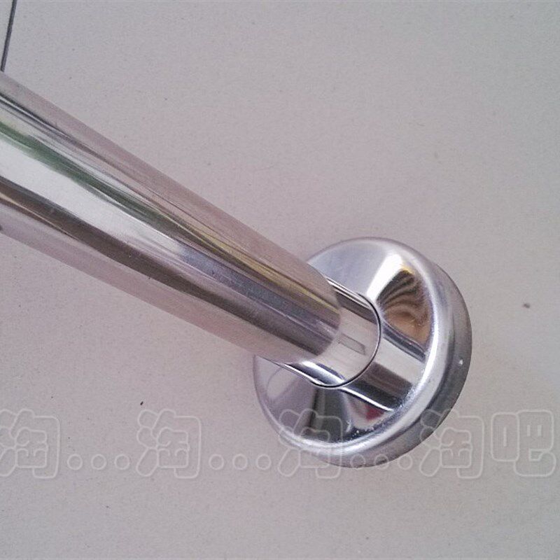 加厚不锈钢弧形浴帘杆 卫生间圆U型拐角浴室杆V试衣间订做尺寸
