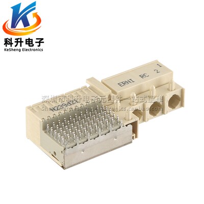 进口 ERNI 103804 CPCI 背板连接器 3P电源射频端 55PIN弯脚母座