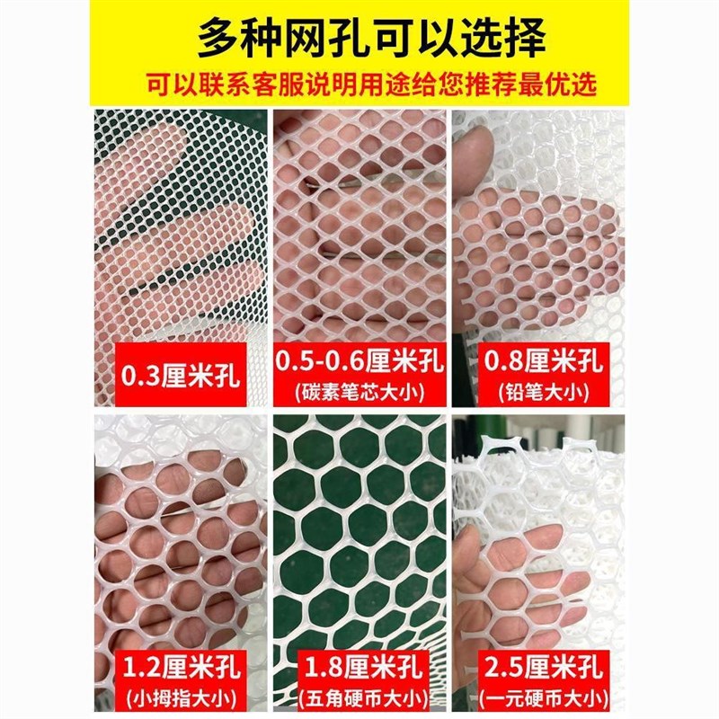 塑料网格c育雏漏粪网养鸡网养蜂网阳台防护网水产网 育雏垫底网