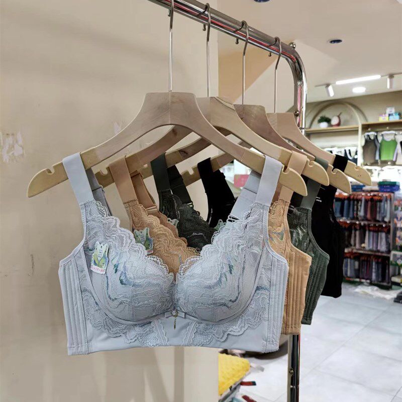 无磁性可调中厚b罩杯贴身内衣,q适合侧边比和增高的女性,无钢圈,