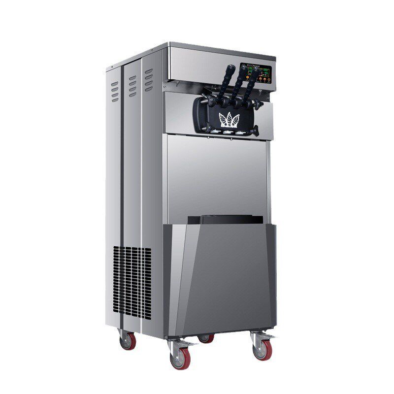 冰淇淋机b商用立式大产量冰激凌机超长冰淇淋双压缩机免清洗带预